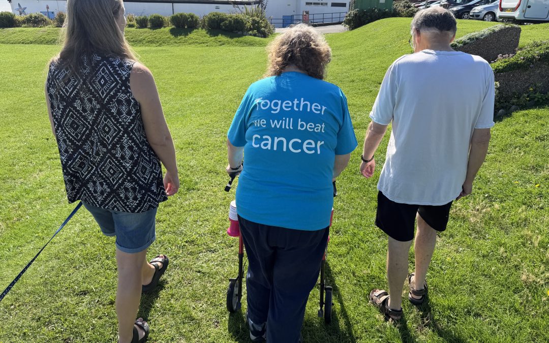 Charity walker smashes target 10 times over 